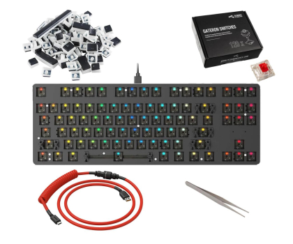 Klawiatura  przewodowa Glorious GMMK TKL Gateron Red	KIT